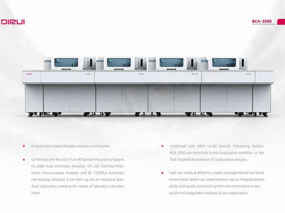 Dirui BCA-3000 Automatic Blood Coagulation Analyzer