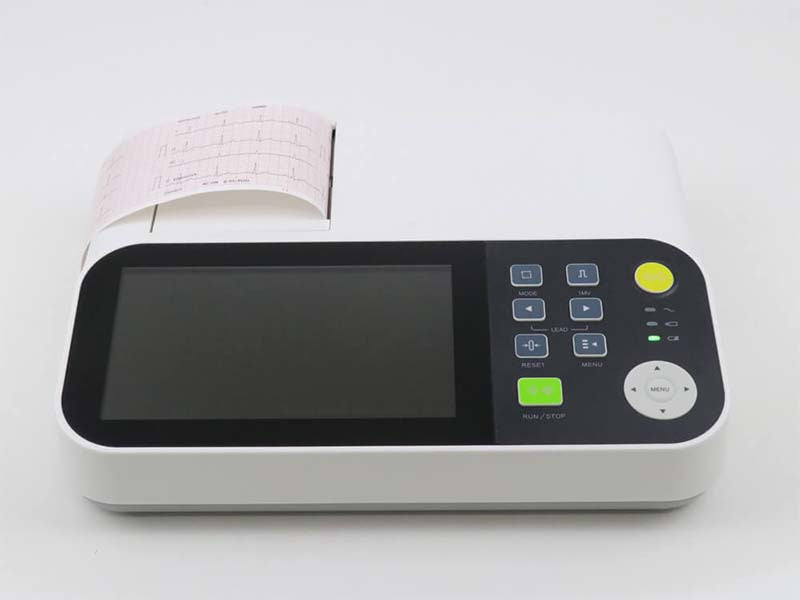 3 channel ECG Machine with 7inch touch screen