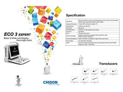 Chison  ECO 3 EXPERT Portable B&W Ultrasound