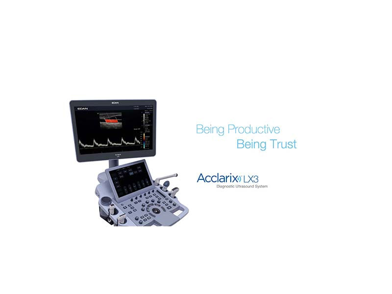 Edan Acclarix LX3 Cart-Based Color Doppler Ultrasound