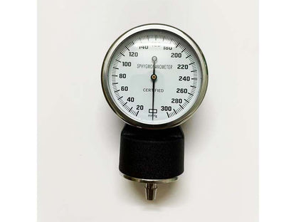 54. Blood Pressure Unit Gauge Black Body, White Face with ( (3)