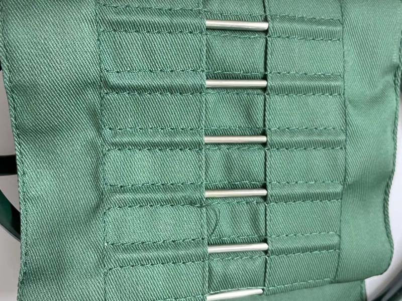 55. NIBP cuff green nylon meterial for adult double tube 80 (2)