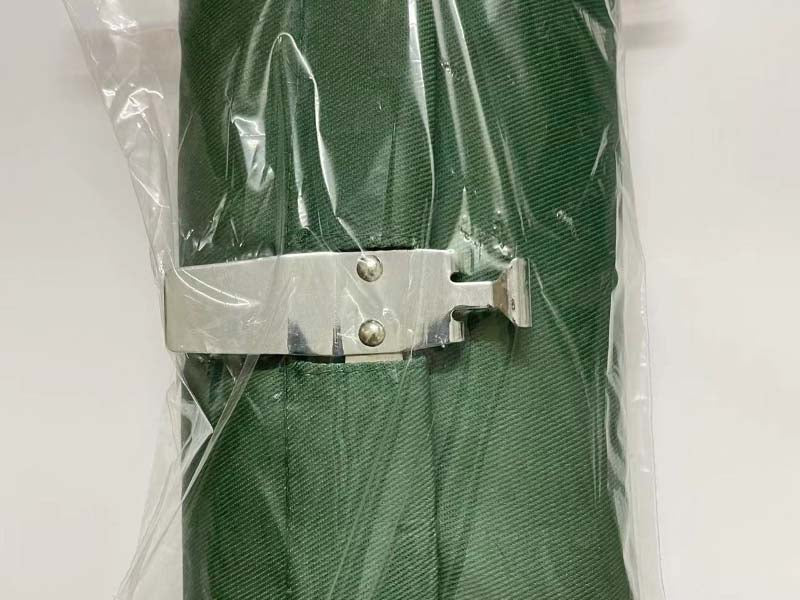 55. NIBP cuff green nylon meterial for adult double tube 80 (2)