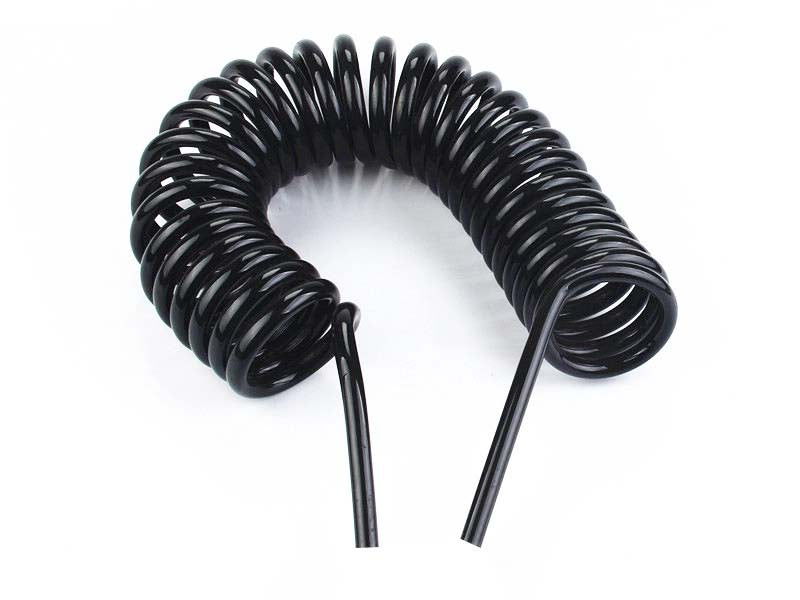 62. NIBP Tube PU Spring Tube Flexible Air Hose 3m Black Color (1)