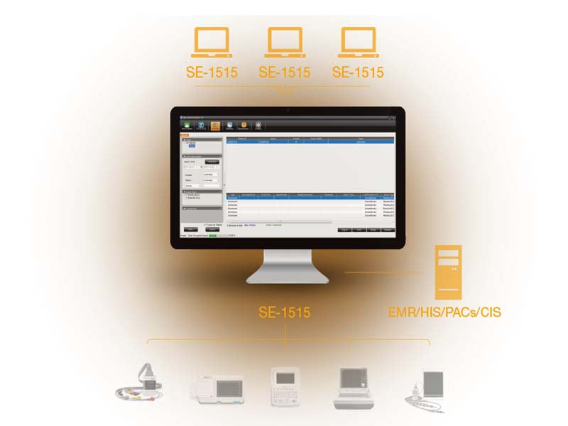 SE-1515 ECG Workstation